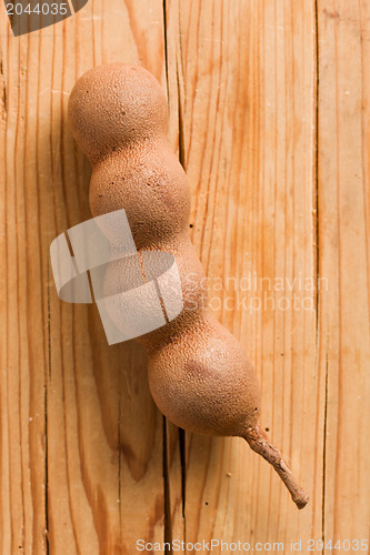 Image of tamarind on wooden table