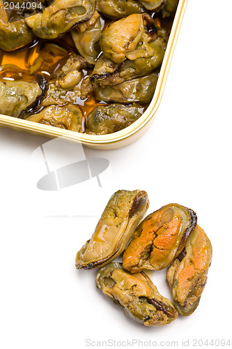 Image of smoked mussels