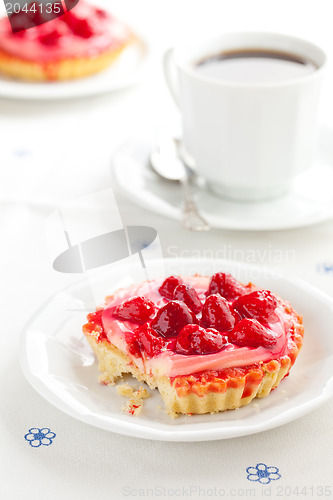 Image of tasty strawberry pie