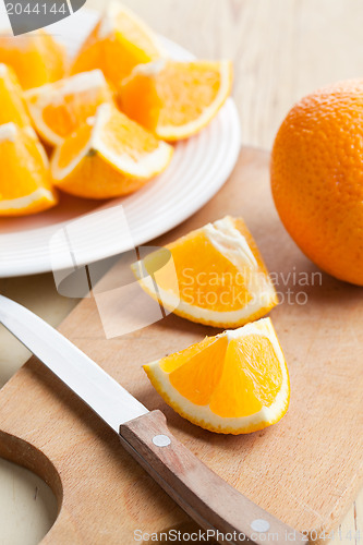 Image of cut orange