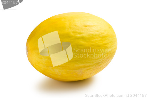 Image of honeydew melon on white background