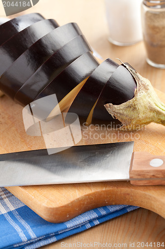 Image of slices of eggplant