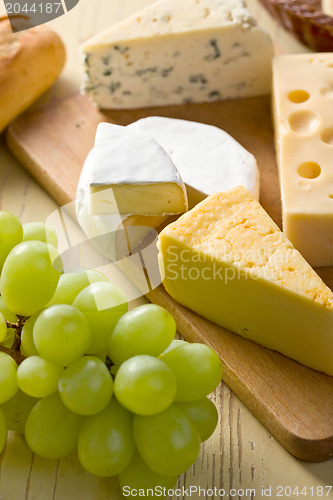 Image of still life with cheeses