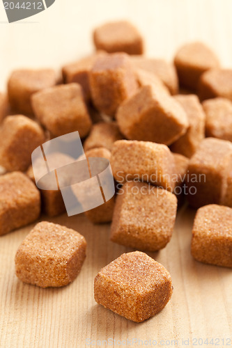 Image of brown cubes of sugar