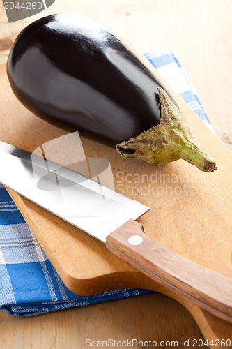 Image of eggplant in kitchen
