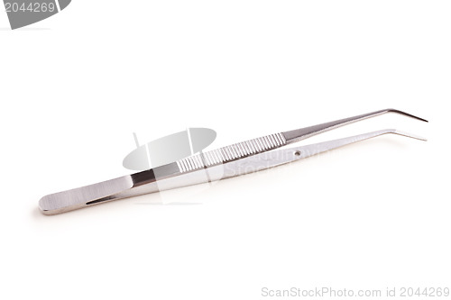 Image of steel tweezers