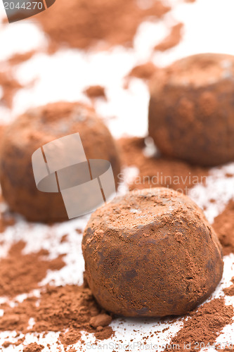 Image of chocolate truffles 