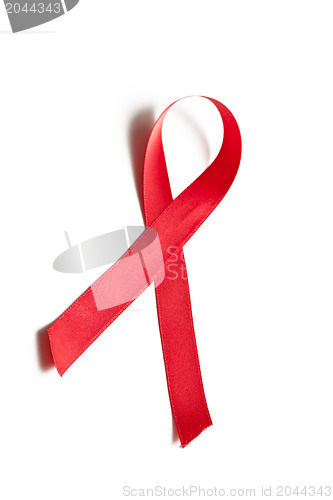 Image of aids awareness red ribbon 