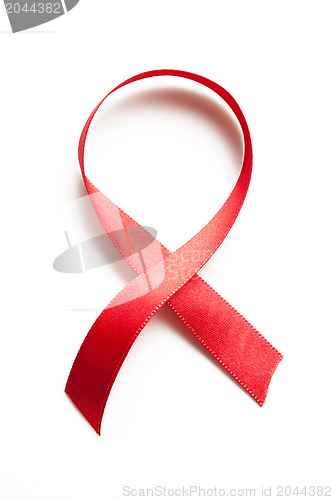 Image of aids awareness red ribbon 