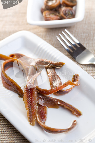 Image of anchovies fillets