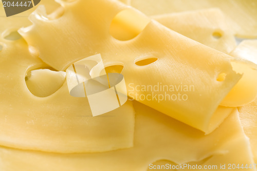 Image of tasty slices cheese