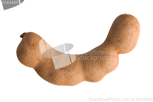Image of tamarind isolated on white background