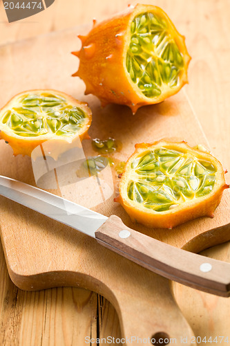 Image of tasty kiwano fruit