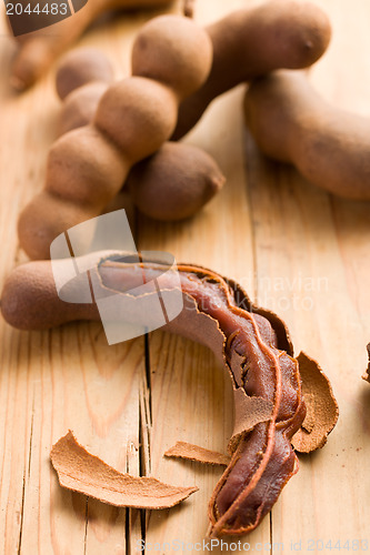 Image of tamarinds on kitchen table