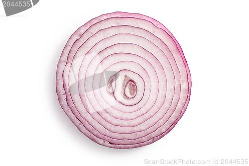 Image of sliced red onion