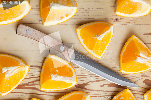 Image of cut orange