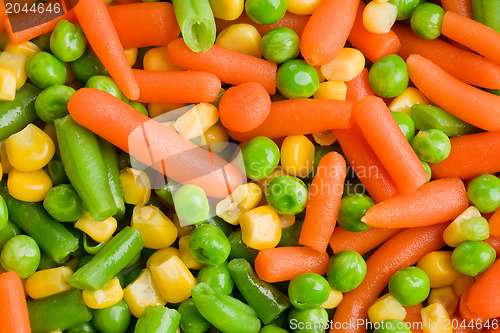 Image of mixed vegetables background