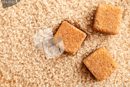 Image of brown cubes of sugar