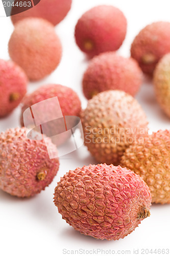 Image of tasty litchi fruit 