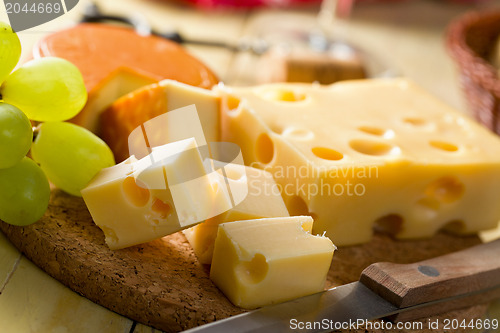 Image of still life with cheeses