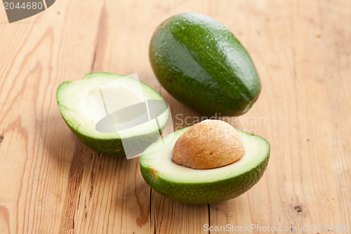 Image of cut avocado