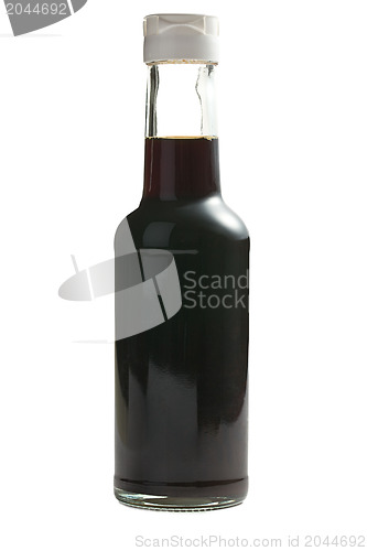 Image of soy sauce in bottle