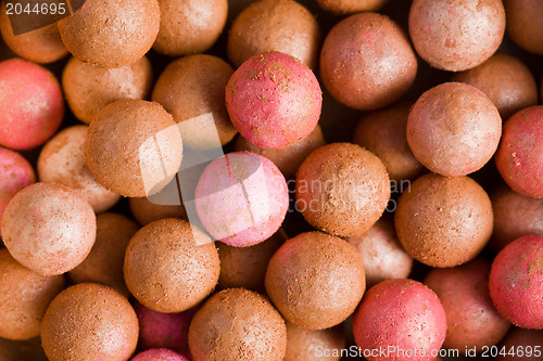 Image of bronzing pearls background