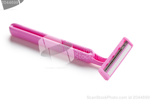 Image of pink lady shaver