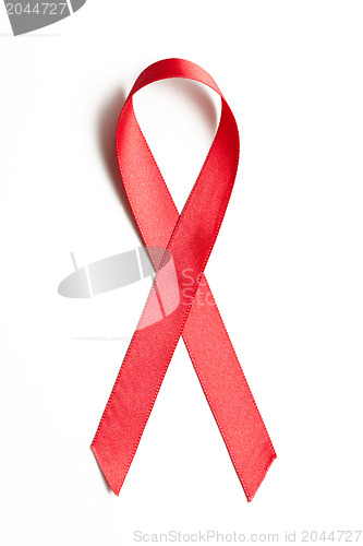 Image of aids awareness red ribbon 