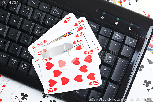 Image of online poker gambling