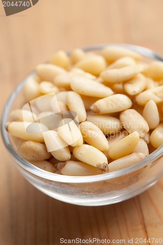 Image of pine nuts in bowl