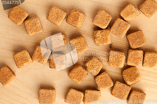 Image of brown cubes of sugar