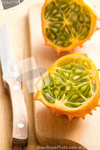 Image of tasty kiwano fruit