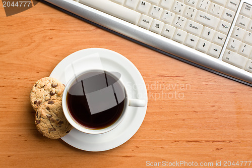 Image of  breakfast in office