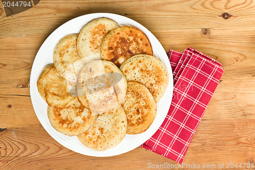 Image of pancakes on plate