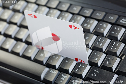 Image of online poker gambling