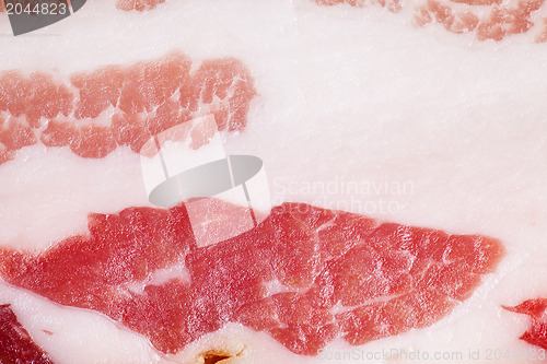 Image of detail of smoked bacon