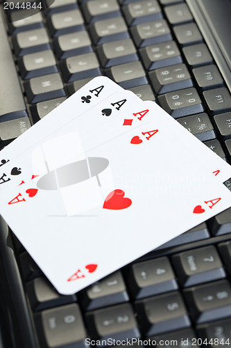 Image of online poker gambling