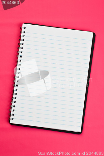 Image of blank notebook