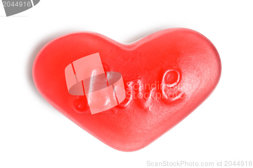 Image of red heart confectionery