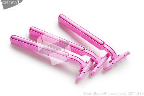 Image of pink lady shaver