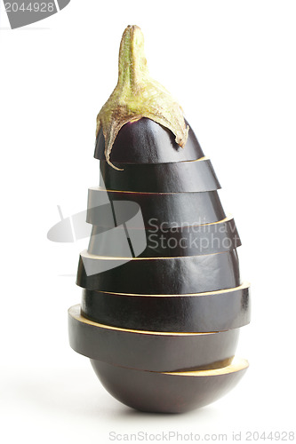 Image of sliced eggplant