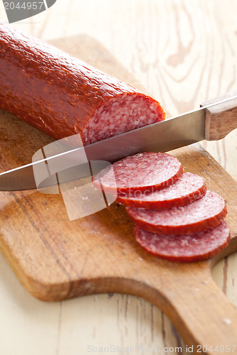 Image of fresh salami