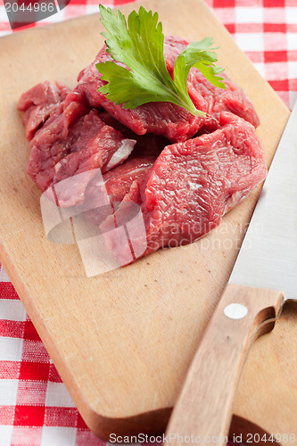 Image of fresh raw beef