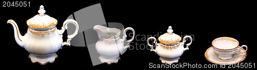 Image of Expensive Porcelain Teaset