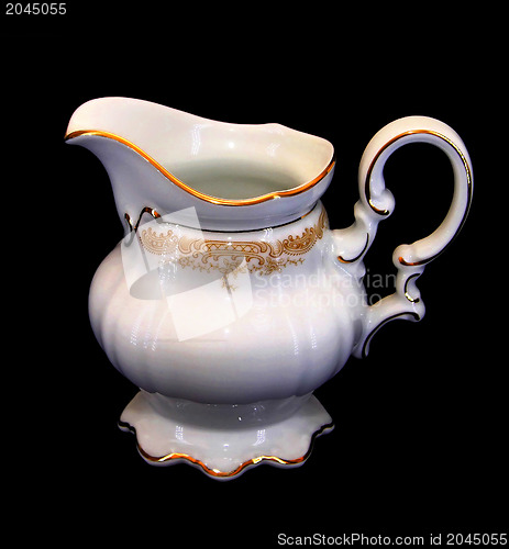 Image of Expensive Porcelain Teaset Milk Jar