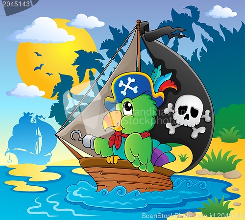 Image of Image with pirate parrot theme 2