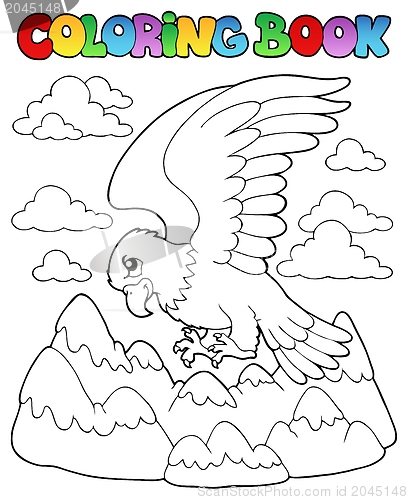 Image of Coloring book bird image 2