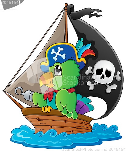 Image of Image with pirate parrot theme 1