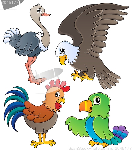 Image of Various birds theme set 1